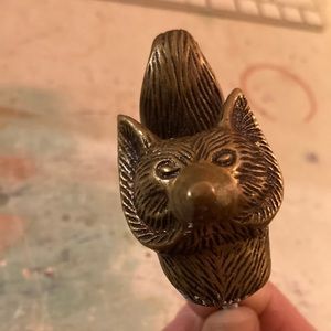 Anthropologie Forest Fox Brass handles